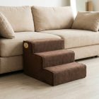 Bodza kutyalépcső 30 x 40 x 45cm - barna