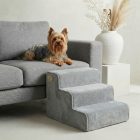 Bodza kutyalépcső 30 x 40 x 45cm - szürke