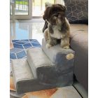 Bodza kutyalépcső 30 x 40 x 45cm - szürke