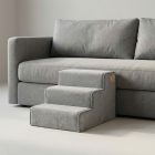 Bodza kutyalépcső 30 x 40 x 45cm - szürke