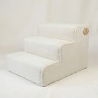 Bodza kutyalépcső 30 x 40 x 45cm - világos vajszín