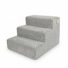 Bodza kutyalépcső 30 x 40 x 45cm - szürke minky