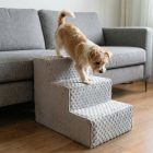 Missy kutyalépcső 40 x 35 x 50cm - szürke minky