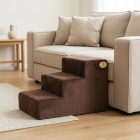 Daisy kutyalépcső 40 x 35 x 60cm - barna