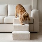 Daisy kutyalépcső 40 x 35 x 60cm - világos vajszín