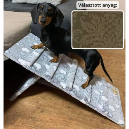 Molly kutyarámpa 80 x 30 cm - 44-es világosbarna damask bútorszövet