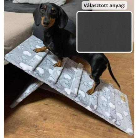 Molly kutyarámpa 80 x 30 cm - 36-os antracit szürke egyszínű bútorszövet
