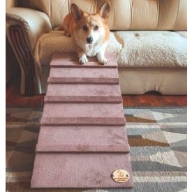 Kutyarámpa előlnézetből, cuki corgi kutyussal
