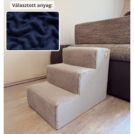 Missy kutyalépcső 40 x 35 x 50cm - sötétkék