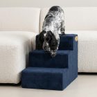 Daisy kutyalépcső 40 x 35 x 60cm - sötétkék