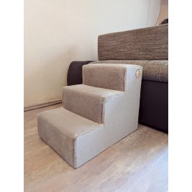 3 fokos lépcső bézs wellsoft anyaggal