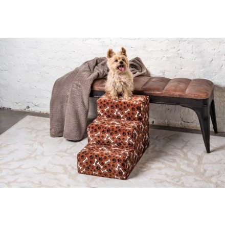 3 fokos kutyalépcső Yorki kutyussal