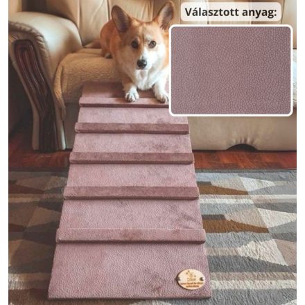 Lora kutyarámpa 80 x 40cm - 13-as rózsaszín terra bútorszövet