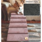 Lora kutyarámpa 80 x 40cm - 36-os antracit szürke damask bútorszövet