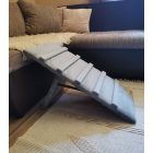 Lora kutyarámpa 80 x 40cm - 26-os kékes szürke egyszínű bútorszövet