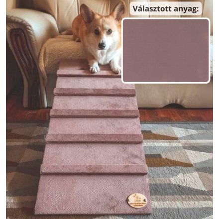 Lora kutyarámpa 80 x 40cm - 13-as rózsaszín egyszínű bútorszövet