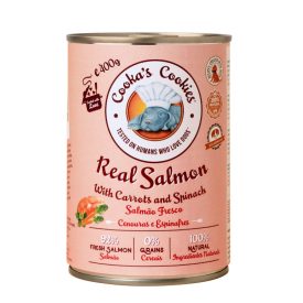   Cooka's Real Salmon - lazachús nedvestáp kutyáknak - 400g