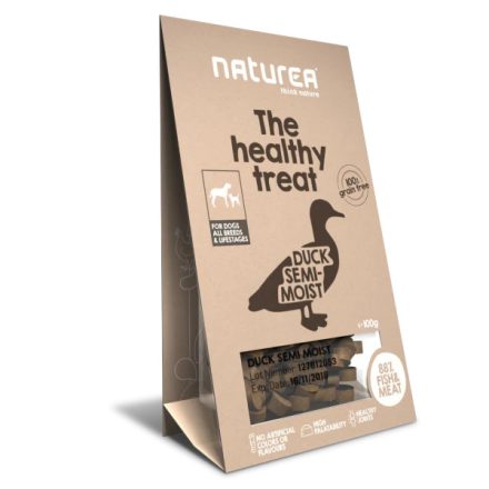 Kacsahús Félnedves Jutalomfalat Kutyáknak 100g