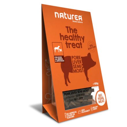 Sertésmáj Félnedves Jutalomfalat Kutyáknak 100g