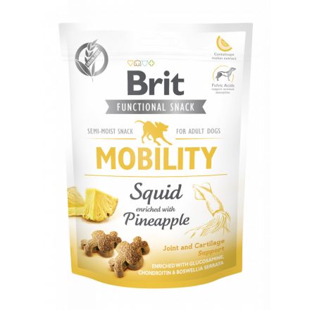 Brit Care Functional Snack MOBILITY - Ananásszal dúsított Tintahal 150g