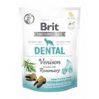Brit Care Functional Snack DENTAL - Rozmaringgal dúsított Szarvas 150g