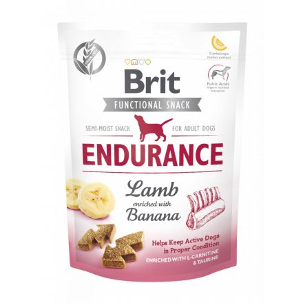 Brit Care Functional Snack ENDURANCE - Banánnal dúsított Bárány 150g