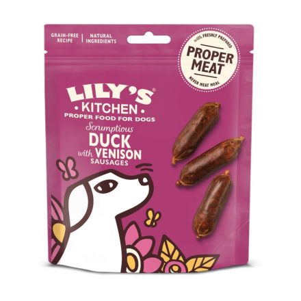 Lily's Kitchen kolbászok - kacsa és szarvas 70g