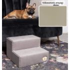 Mexi kutyalépcső 25 x 40 x 40 cm - 14-es bézs egyszínű bútorszövet