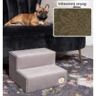 Mexi kutyalépcső 25 x 40 x 40 cm - 44-es világosbarna damask bútorszövet