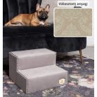 Mexi kutyalépcső 25 x 40 x 40 cm - 14-es bézs damask bútorszövet