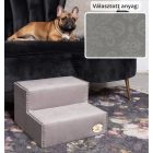 Mexi kutyalépcső 25 x 40 x 40 cm - 24-es szürke damask bútorszövet
