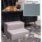 Mexi kutyalépcső 25 x 40 x 40 cm - 26-os szürkés kék terra bútorszövet