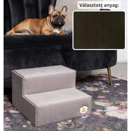 Mexi kutyalépcső 25 x 40 x 40 cm - 84-es csoki barna terra bútorszövet