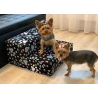 Funky kutyalépcső 30 x 50 x 50 cm - 13-as rózsaszín egyszínű bútorszövet