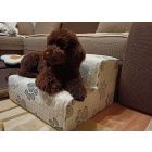 Funky kutyalépcső 30 x 50 x 50 cm - 14-es bézs egyszínű bútorszövet