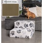 Funky kutyalépcső 30 x 50 x 50 cm - 44-es világosbarna egyszínű bútorszövet