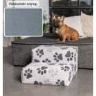 Funky kutyalépcső 30 x 50 x 50 cm - 26-os szürkés kék terra bútorszövet