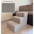 Missy kutyalépcső 40 x 35 x 50 cm - 24-es szürke egyszínű bútorszövet