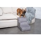 Missy kutyalépcső 40 x 35 x 50 cm - 26-os kékes szürke damask bútorszövet