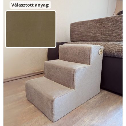 Missy kutyalépcső 40 x 35 x 50 cm - 44-es világosbarna egyszínű bútorszövet