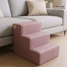 Missy kutyalépcső 40 x 35 x 50 cm - 13-as rózsaszín terra bútorszövet