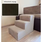 Missy kutyalépcső 40 x 35 x 50 cm - 84-es csoki barna terra bútorszövet