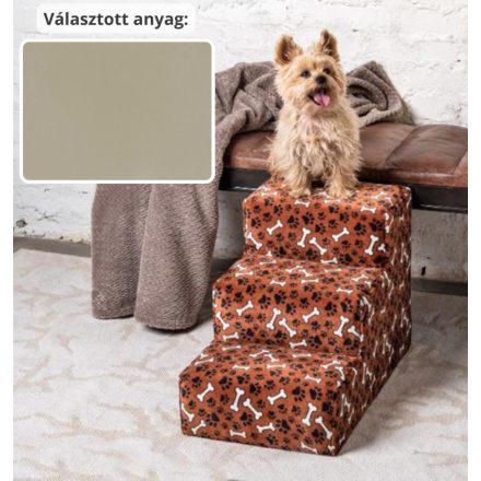 Daisy kutyalépcső 40 x 35 x 60 cm - 14-es bézs egyszínű bútorszövet