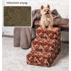 Daisy kutyalépcső 40 x 35 x 60 cm - 44-es világosbarna damask bútorszövet