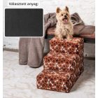 Daisy kutyalépcső 40 x 35 x 60 cm - 02-es fekete terra bútorszövet