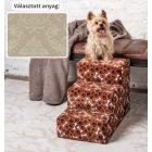 Daisy kutyalépcső 40 x 35 x 60 cm - 14-es bézs damask bútorszövet