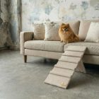 Molly kutyarámpa 80 x 30cm - világos vajszín