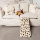 Molly kutyarámpa 80 x 30cm - bézs alapon barna kis tappancsok