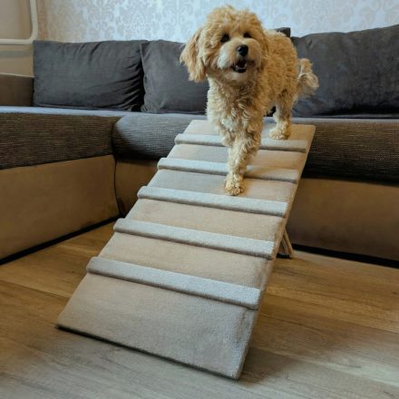 Lora kutyarámpa 80 x 40cm - bézs