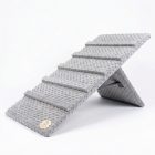 Lora kutyarámpa 80 x 40cm - szürke minky